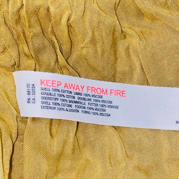 Free People Mustard Cut Out For It Wide Leg Pant Jumpsuit with Pockets - Picture 4 of 14